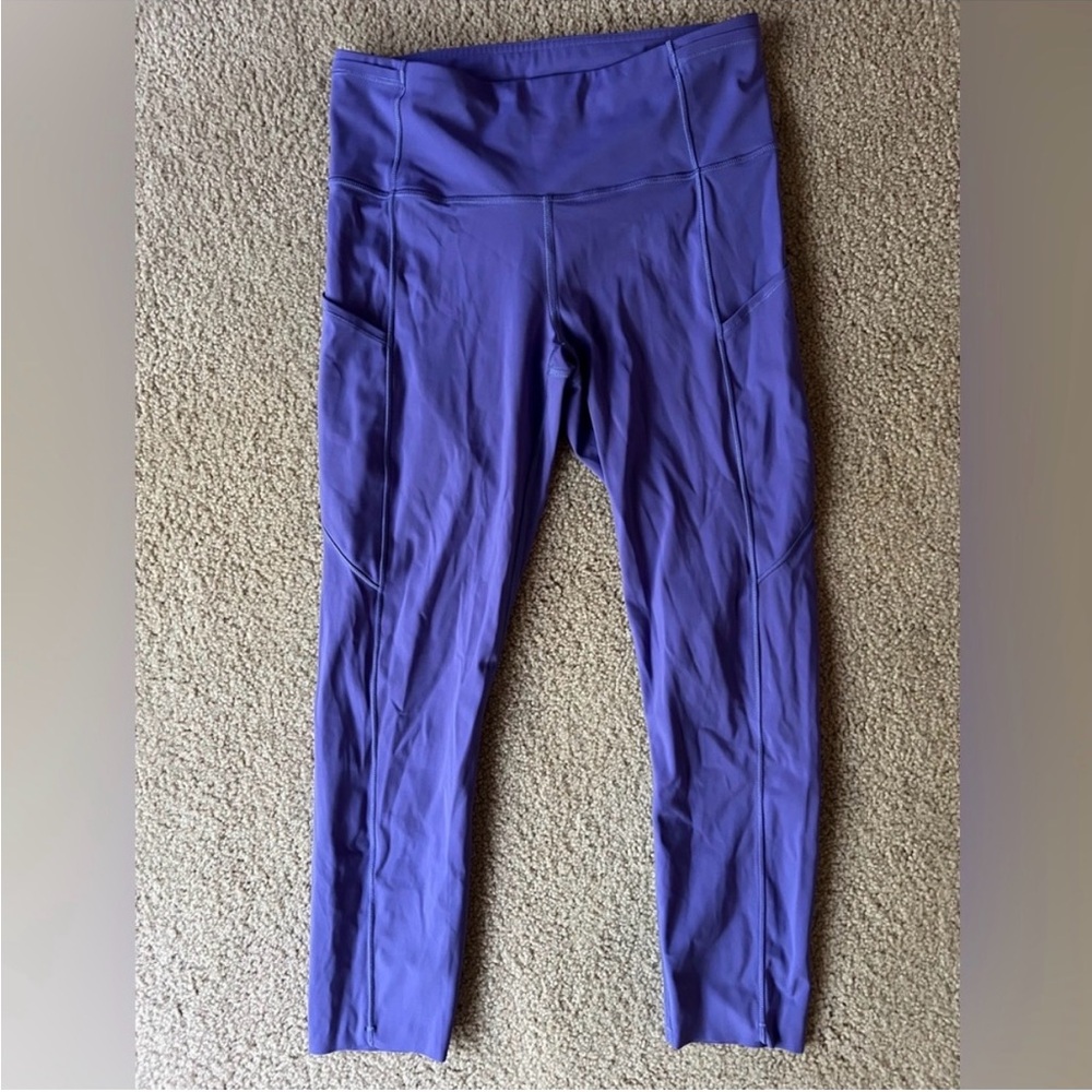 Lululemon fast and free purple 7/8 leggings